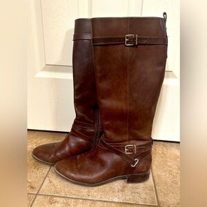 Essex Lane Brown Over the Knee Boots